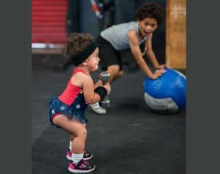 Kids Doing Exercise