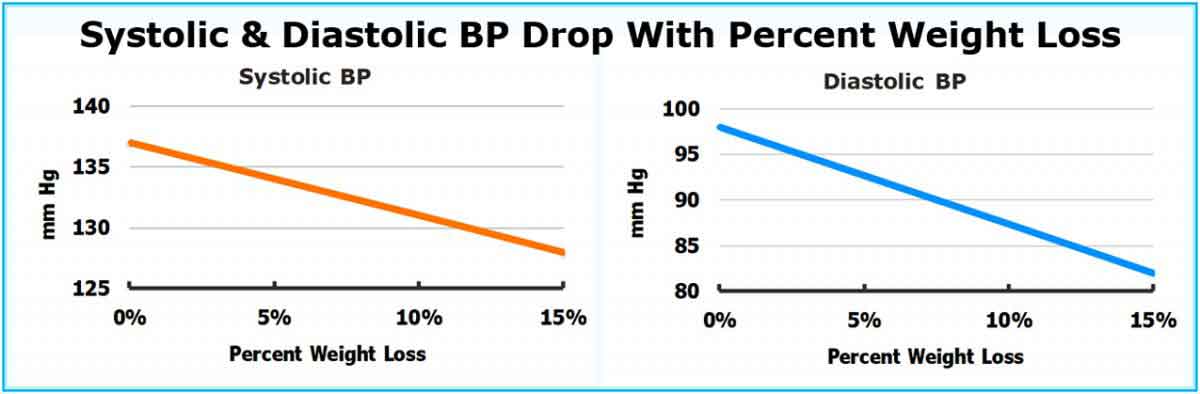 Bp Drop With Wt Loss Framingham