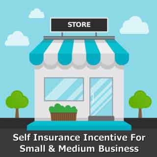digramatic representation of self insurance incentive for small and medium business